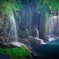 天狗滝の伏流水