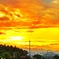 夕日