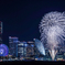 夏の港湾夜景