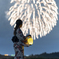浴衣の君は…