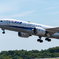 広島空港　ANA離陸