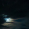 台風一過 月と夜空