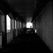 shadowed walkway