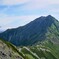 北岳と天空の縦走路