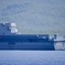 錦江湾にて2024 桜島と護衛艦いずも