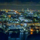 川崎工場夜景（機内から）