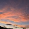 台風の前の夕焼け