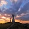 彼岸の夕景