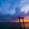 夕暮れの鹿島神宮入口