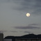 夜明けの満月