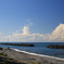 秋の海岸