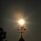 Silhouette of the weathercock