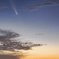 北海道　秋に撮った写真⑦　石狩川河口の夕景・紫金山・アトラス彗星　2024