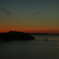 車窓から眺める夕刻