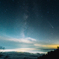 紫金山・アトラス彗星と天の川