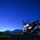 夜明け前の阿蘇、神秘的な空