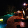 Pool at night