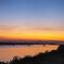川面の夕暮れ