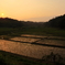 里の夕暮れ