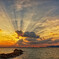 晩秋の夕暮れ