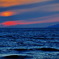 三筋の夕雲
