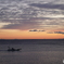 夜明けの海