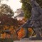 岡崎城と紅葉
