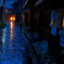 雨の下町(鞆の浦)
