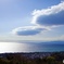 きらめく海　風と雲と空