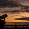 夕空を眺む