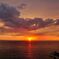 夕日に染まる海(1)