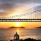 sunset  .