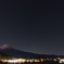 河口湖から見る富士山の夜空