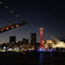 埠頭からの神戸夜景