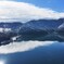 鏡湖になった余呉湖