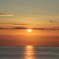 ホテルからの夕日