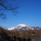 冠雪と青空