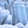 雪と氷の顔が