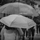 雨の日の二年坂通り