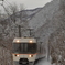 雪上りの特急列車