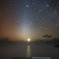 沈む金星と黄道光