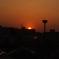 ドンキからの夕陽