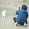 愛犬を撮影