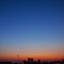 朝焼けと金星