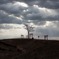 Desierto, Puerta Torii y Nubes