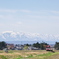 輝く山並み
