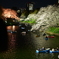 夜桜とボート