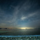 凪の海の夜