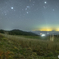 西天城高原から西の星空（対角魚眼）