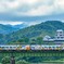 大洲城とアンパンマン列車
